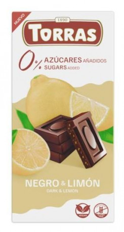TORRAS DIA Horká čokoláda - citrón